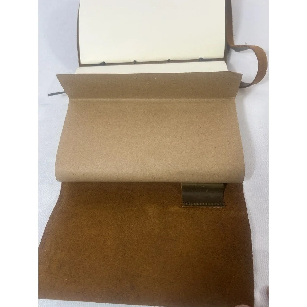 leather Bound Journal For Men And Womes, Handmade Patriotic‎ With LOVE USA